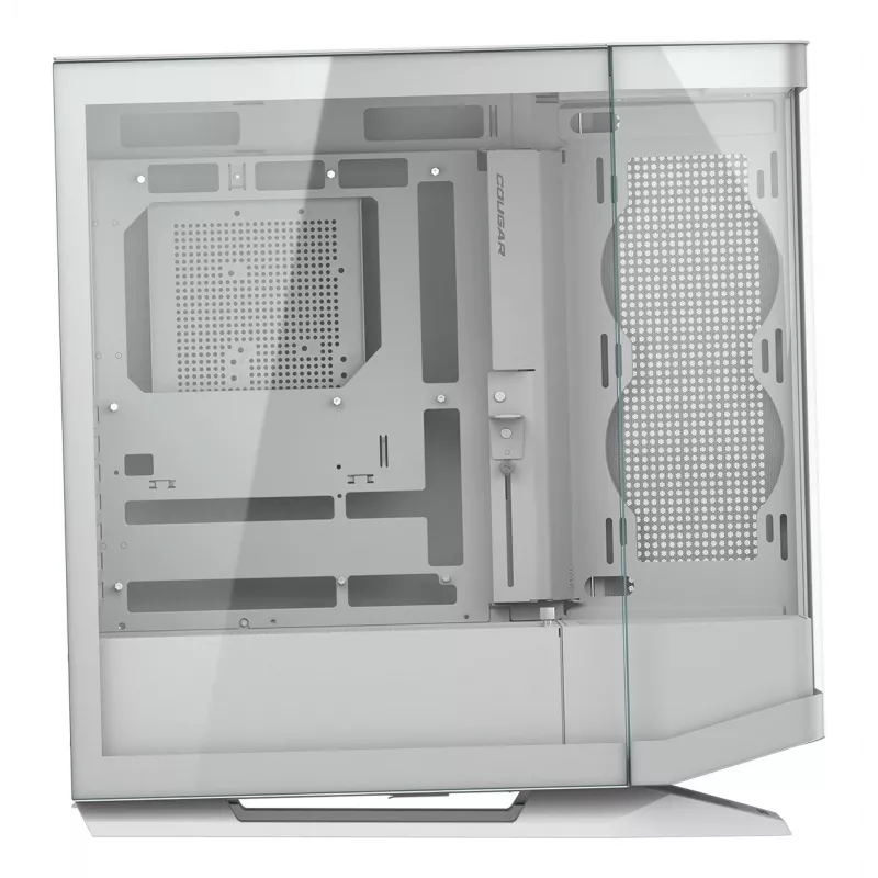 PC Midi-Tower-Gehäuse Cougar FV270 — Weiß, unterstützt ATX/ EATX/ Micro-ITX, 2×3,5 Zoll + 2×2,5 Zoll, 120/140 mm Lüfter