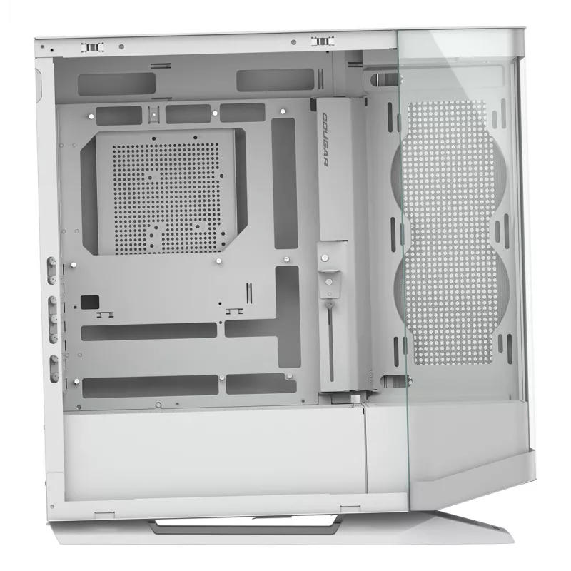 PC Midi-Tower-Gehäuse Cougar FV270 — Weiß, unterstützt ATX/ EATX/ Micro-ITX, 2×3,5 Zoll + 2×2,5 Zoll, 120/140 mm Lüfter