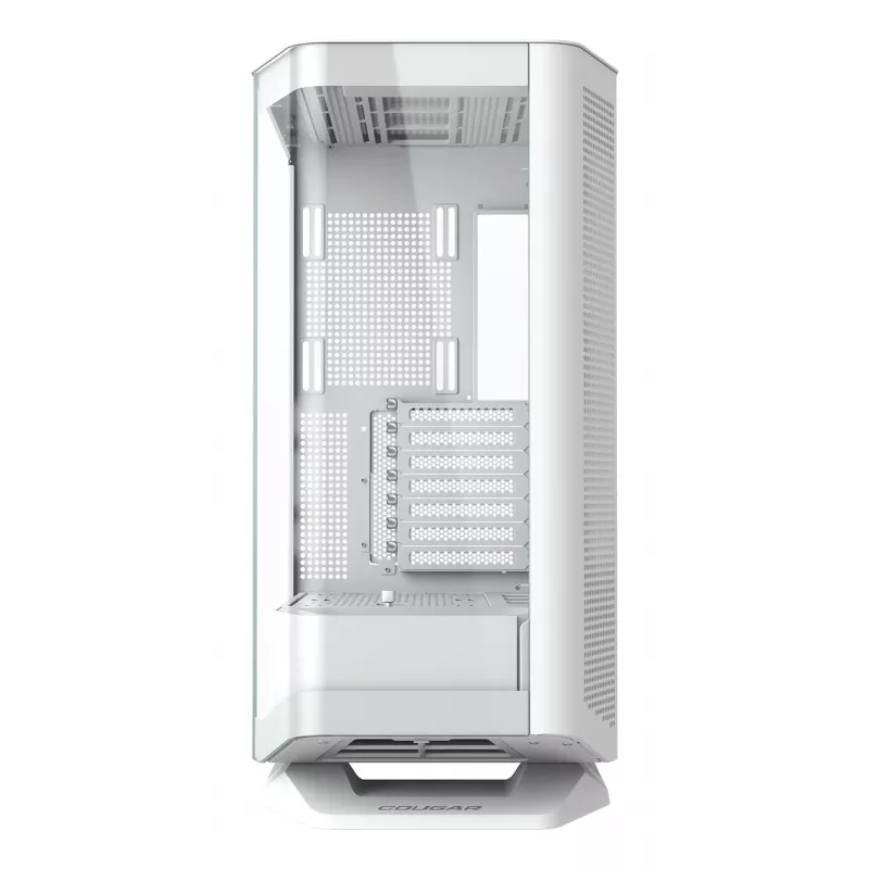 PC Midi-Tower-Gehäuse Cougar FV270 — Weiß, unterstützt ATX/ EATX/ Micro-ITX, 2×3,5 Zoll + 2×2,5 Zoll, 120/140 mm Lüfter