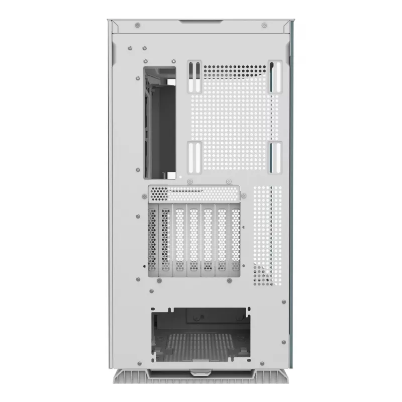PC Midi-Tower-Gehäuse Cougar FV270 — Weiß, unterstützt ATX/ EATX/ Micro-ITX, 2×3,5 Zoll + 2×2,5 Zoll, 120/140 mm Lüfter