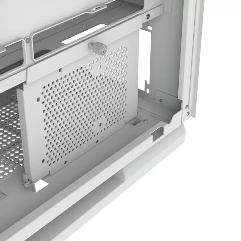 PC Midi-Tower-Gehäuse Cougar FV270 — Weiß, unterstützt ATX/ EATX/ Micro-ITX, 2×3,5 Zoll + 2×2,5 Zoll, 120/140 mm Lüfter
