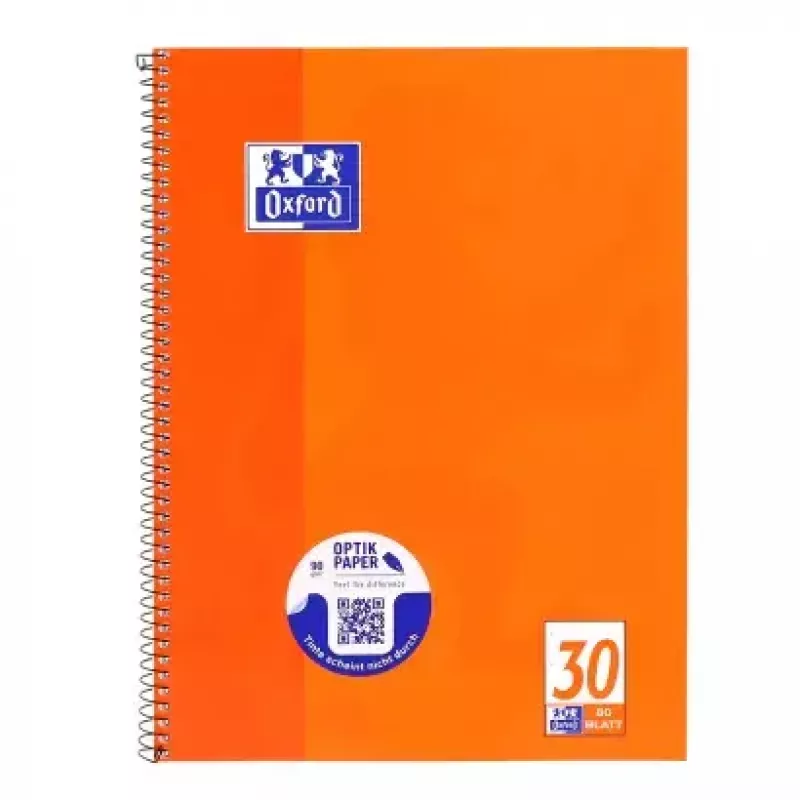 Schreibnotizbuch Oxford 100050359 A4 80 Blatt Orange