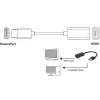 Techly IADAP DP-HDMIF8K Videokabel-Adapter 0,2 m DisplayPort HDMI Typ A (Standard) Schwarz