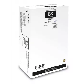 Epson Schwarz XXL Tintenversorgungseinheit, Extra (Super) Hohe Reichweite, Schwarz, Pigmenttinte, 1520,5 ml, 1 Stück