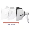 Ergotron HX Series HX ARM MIT SEHR SCHWERLAST-SCHWENKGELENK WAND WEISS FÜR 1000R 57 Zoll MONITORE