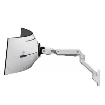 Ergotron HX Series HX ARM MIT SEHR SCHWERLAST-SCHWENKGELENK WAND WEISS FÜR 1000R 57 Zoll MONITORE