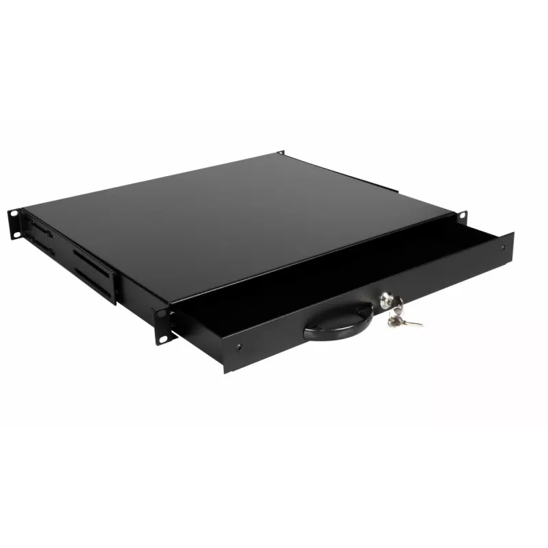 Schublade Equip EZD-1-B abschließbare Schublade 19' 1U Schwarz