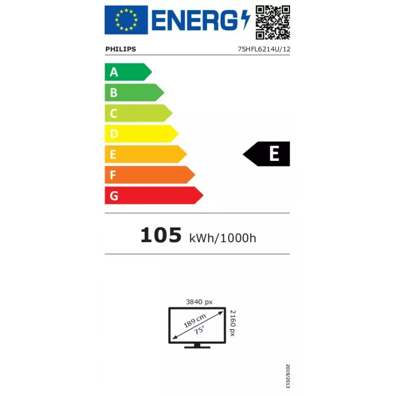 Philips 75HFL6214U 190,5 cm (75 Zoll) 4K Ultra HD Smart TV Wi-Fi Anthrazit 400 cd/m²