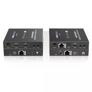 Techly IDATA-EXT-676 AV-Sender & -Empfänger Schwarz