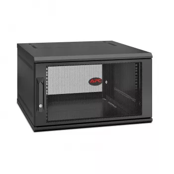 APC NetShelter WX AR106SH6, 6U, 19-Zoll-Patchschrank, Wandmontage, vormontiert, 600 mm tief