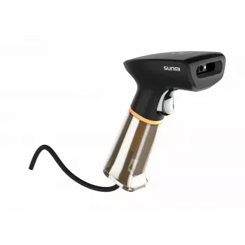 Handheld-Barcodescanner SUNMI U2 2D USB schwarz — Einzelhandels-Imager, kabelgebundene USB-Verbindung