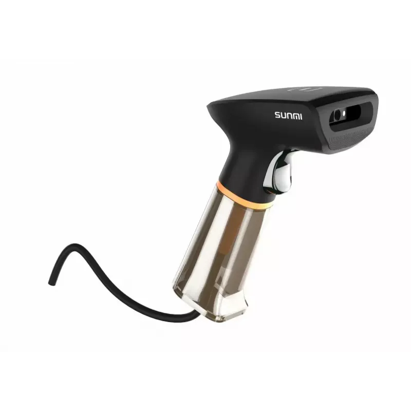 Handheld-Barcodescanner SUNMI U2 2D USB schwarz — Einzelhandels-Imager, kabelgebundene USB-Verbindung