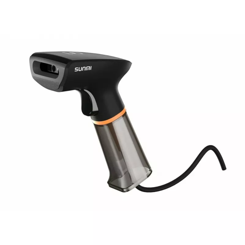 Handheld-Barcodescanner SUNMI U2 2D USB schwarz — Einzelhandels-Imager, kabelgebundene USB-Verbindung