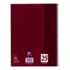 Schreibheft Oxford 100050355 A4 80 Blatt Bordeaux