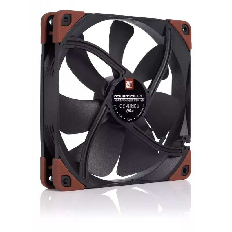 Lüfter Noctua NF-A14 14 cm 500-2000 U/min Schwarz Braun