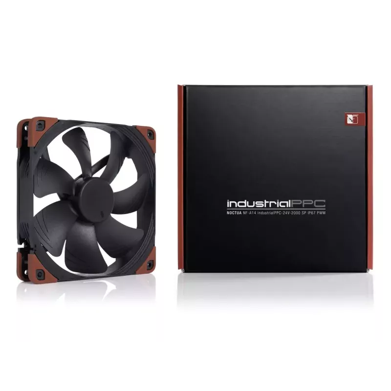Lüfter Noctua NF-A14 14 cm 500-2000 U/min Schwarz Braun