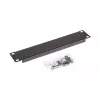 Blindabdeckung EQUIP EZBP-10-B — Metall, schwarz, 1U, 123 g