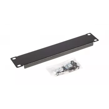 Blindabdeckung EQUIP EZBP-10-B — Metall, schwarz, 1U, 123 g