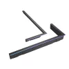 RGB-Lichtverstärkungskit ASUS TUF GAMING GT502 Horizon — ARGB 3-polig, 5 V, 1,44 A, Magnetbefestigung, Midi-Tower kompatibel, Schwarz