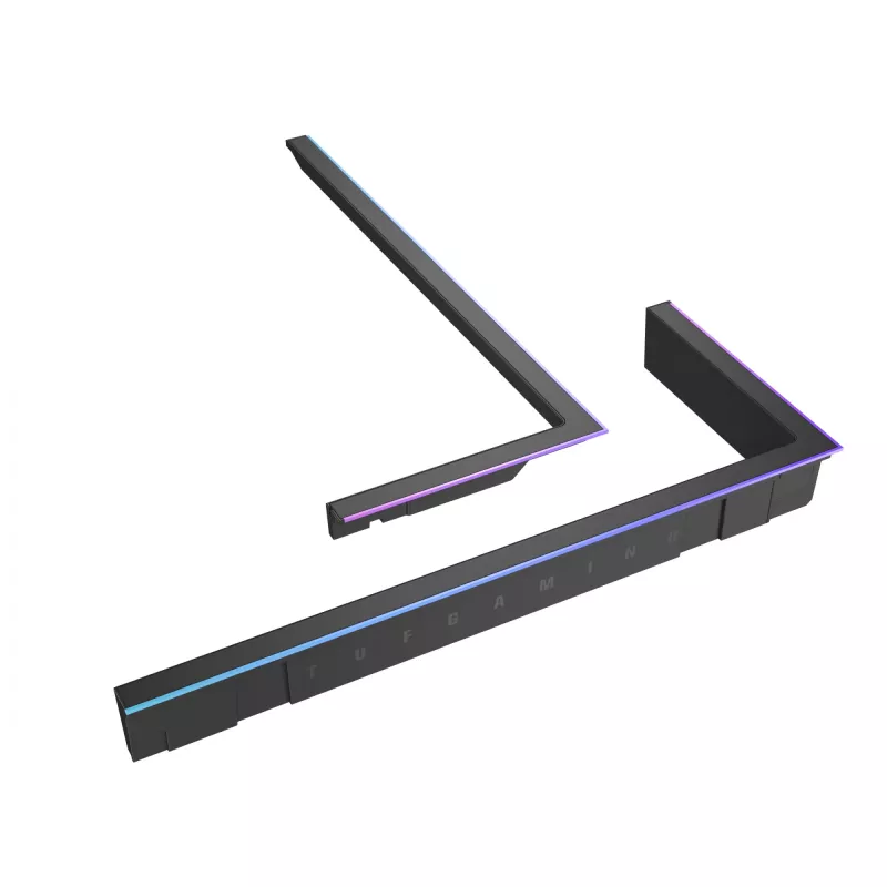RGB-Lichtverstärkungskit ASUS TUF GAMING GT502 Horizon — ARGB 3-polig, 5 V, 1,44 A, Magnetbefestigung, Midi-Tower kompatibel, Schwarz