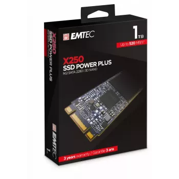 SSD-Festplatte Emtec 1 TB M.2 Serial ATA III X250