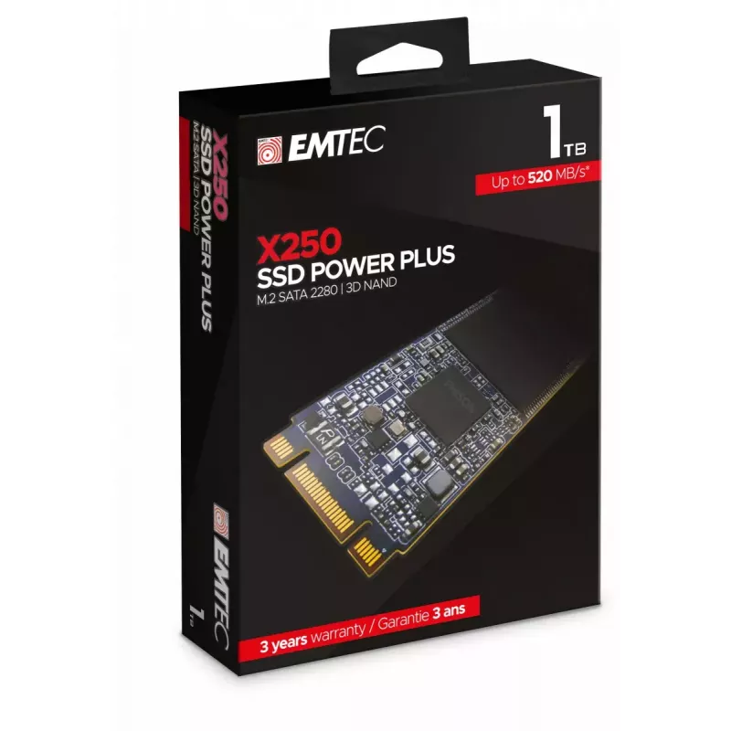 SSD-Festplatte Emtec 1 TB M.2 Serial ATA III X250