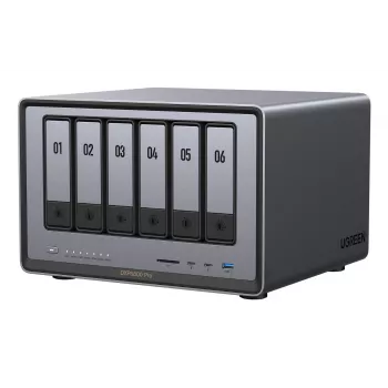 Ugreen DXP6800 Pro NAS Desktop Intel® Core™ i5 8 GB DDR5 Grau, Schwarz