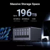 Ugreen DXP6800 Pro NAS Desktop Intel® Core™ i5 8 GB DDR5 Grau, Schwarz