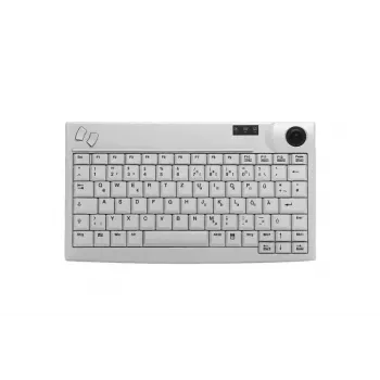 Contour Design Active Key AK-440 Tastatur Büro USB QWERTZ Deutsch Weiß