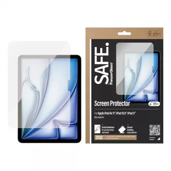 PanzerGlass SAFE. by ® Displayschutzfolie iPad Air 11'' (2024-2026) | iPad 11'' (2025-2026) | iPad 10.9'' (2022) | Ultra-Wide Fit
