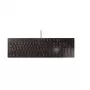 CHERRY KC 6000 schlank Tastatur Universal USB AZERTY Belgisch Schwarz