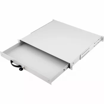 Schubladeneinheit Equip abschließbar Schublade 19' 1U RAL7035 Grau Hellgrau