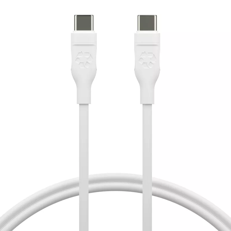USB-C-zu-USB-C-Kabel d bramante re-charge Pro 1,2 m USB 2.0, 0,48 Gbit/s, Weiß