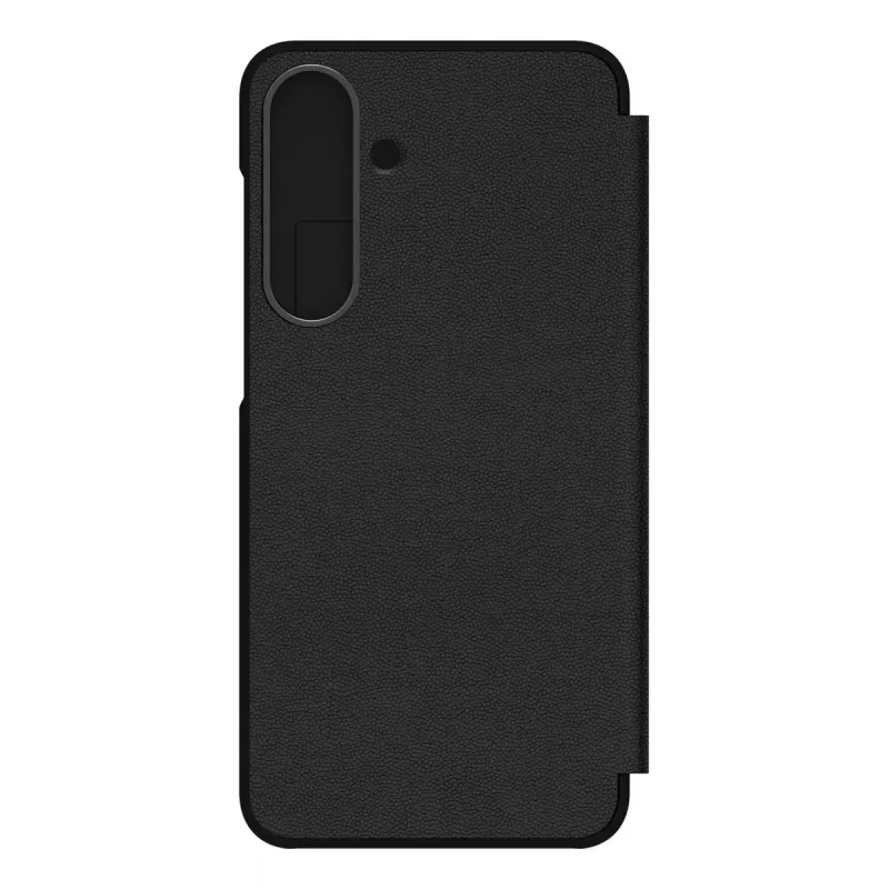 Flip Hülle Samsung Galaxy S25 FE 6,7 Zoll Schwarz Monochromatisch