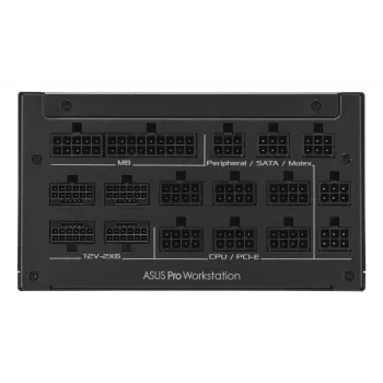 Netzteil ASUS Pro WS 3000 W ATX 3.1 80 PLUS Platinum vollmodular, 20+4 Pin, 4×16-Pin PCIe, 12×SATA, schwarz