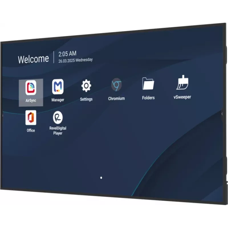 Professioneller 98-Zoll-4K-Commercial-Display VIEWSONIC CDE9831-1C, 3840x2160, 500 cd/m², Android 14, 24/7