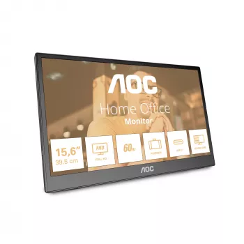 AOC 16T3EA tragbarer TV/Monitor Schwarz 39,6 cm (15,6 Zoll) 1920 x 1080 Pixel
