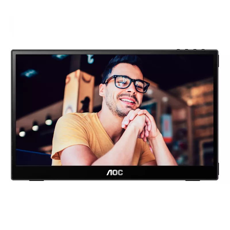 AOC 16T3EA tragbarer TV/Monitor Schwarz 39,6 cm (15,6 Zoll) 1920 x 1080 Pixel
