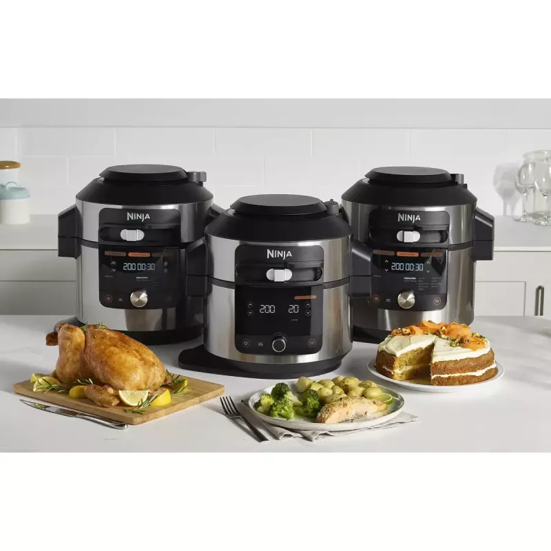 Ninja OL650EU Multikocher 7,5 L 1760 W Schwarz, Edelstahl