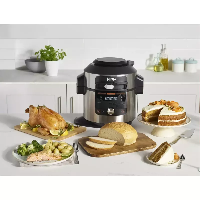 Ninja OL650EU Multikocher 7,5 L 1760 W Schwarz, Edelstahl