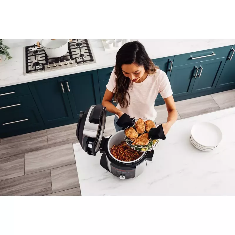 Ninja OL650EU Multikocher 7,5 L 1760 W Schwarz, Edelstahl