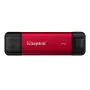 Externe SSD Kingston 1 TB Dual USB-A/USB-C Portable SSD — USB 3.2 Gen 2, Lesen 1050 MB/s, Schreiben 950 MB/s, Schwarz/Rot
