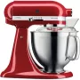 Küchenmaschine KITCHENAID Artisan 5KSM185PS, 4,8 L Edelstahlschüssel, 300 W, 10 Geschwindigkeiten, rot