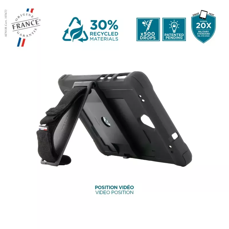 Case Mobilis Galaxy Tab Active5 8'' Hülle 360° drehbar Handschlaufe Ständer