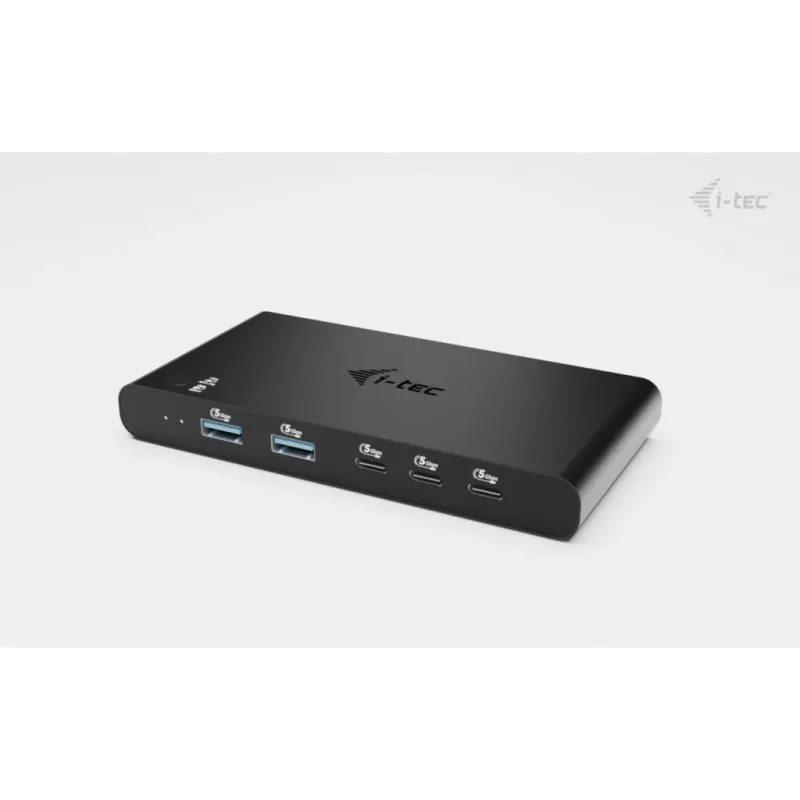 KVM Docking Station i-tec für 2 Hosts HDMI, USB-C Host-Schnittstelle, PD 2×100W, 4K@60Hz, 2×USB-A