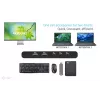 KVM Docking Station i-tec für 2 Hosts HDMI, USB-C Host-Schnittstelle, PD 2×100W, 4K@60Hz, 2×USB-A