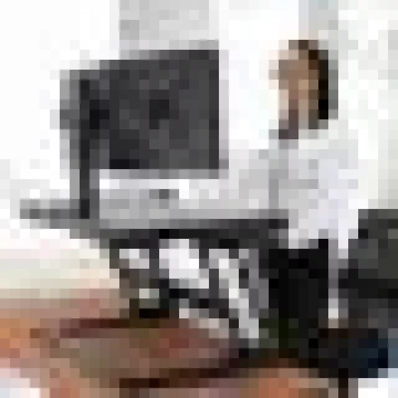 Schreibtisch-Konverterstand ERGOTRON WorkFit-T Schwarz — Edelstahlrahmen, Höhe 380 mm, max. Belastung 15,9 kg