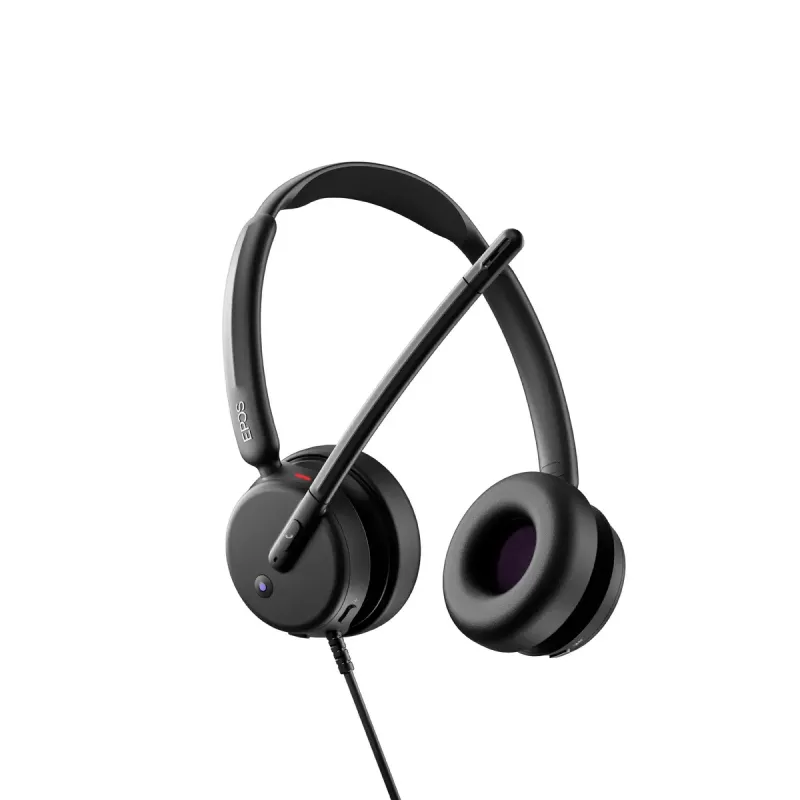 Kabelgebundene Kopfhörer EPOS IMPACT 400 MS UC ANC USB-C+A — supra-aural, 20–20000 Hz, 2 m Kabel, 129 g, schwarz