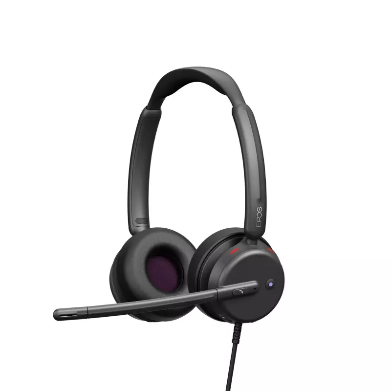 Kabelgebundene Kopfhörer EPOS IMPACT 400 MS UC ANC USB-C+A — supra-aural, 20–20000 Hz, 2 m Kabel, 129 g, schwarz