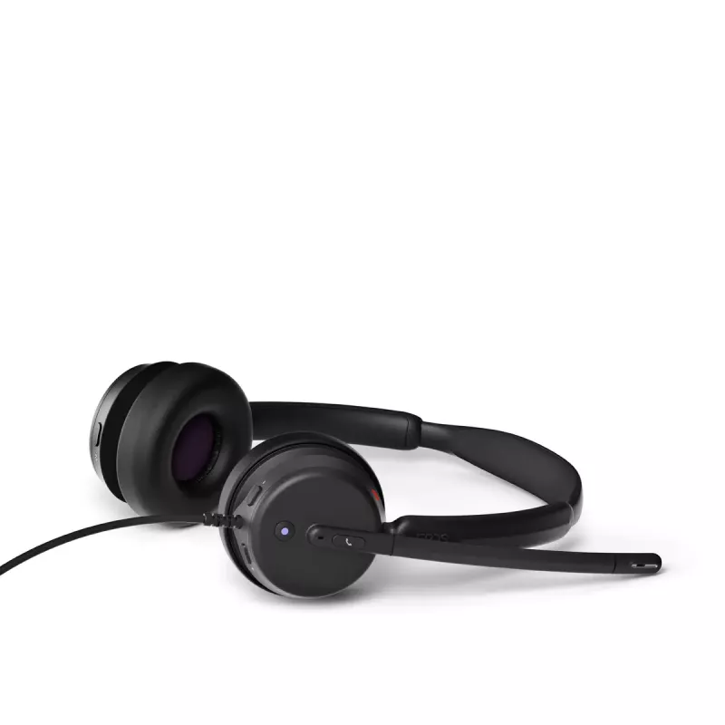 Kabelgebundene Kopfhörer EPOS IMPACT 400 MS UC ANC USB-C+A — supra-aural, 20–20000 Hz, 2 m Kabel, 129 g, schwarz